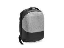 Рюкзак противокражный MOANA из нейлона, черный/серый меланж